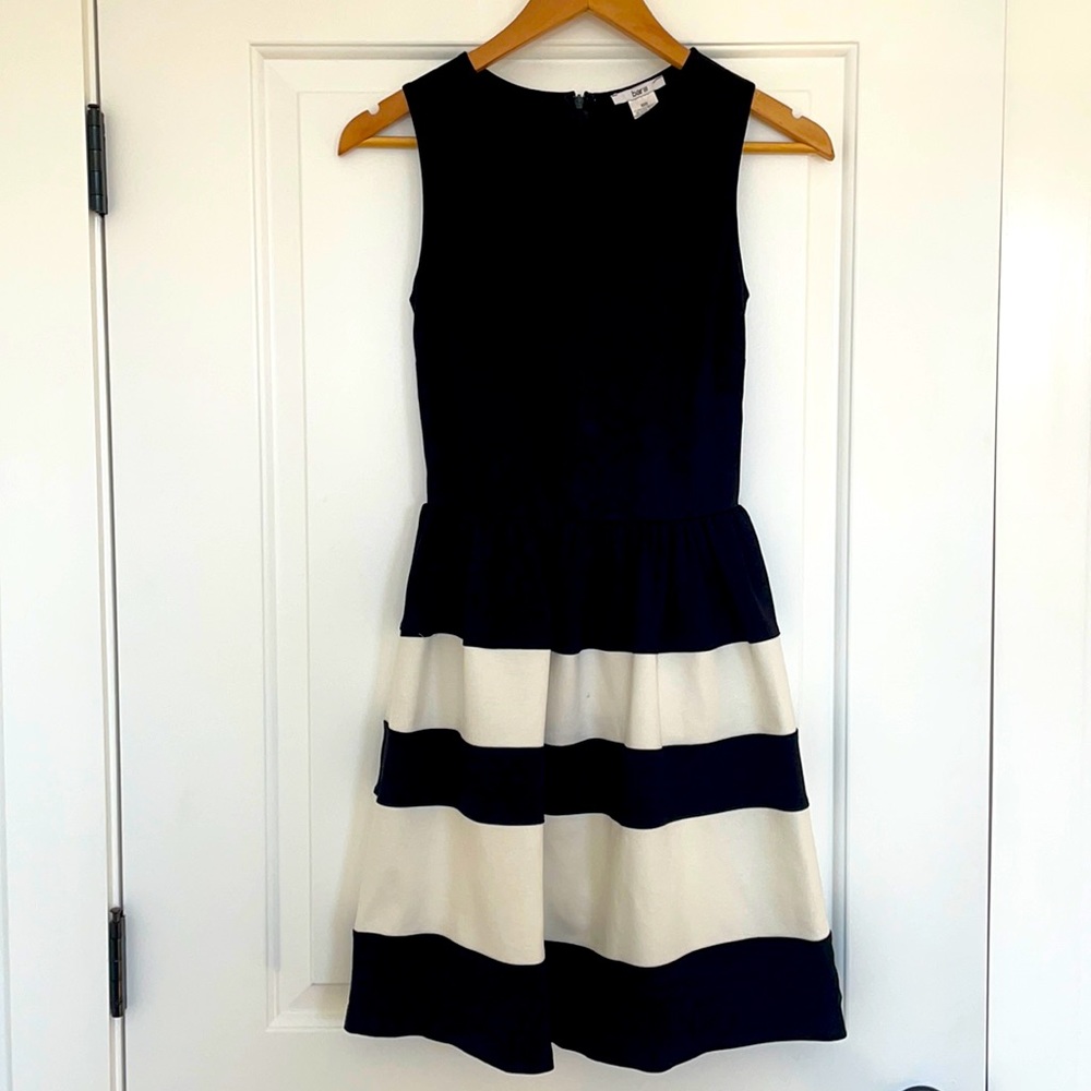 Bar III black and white dress